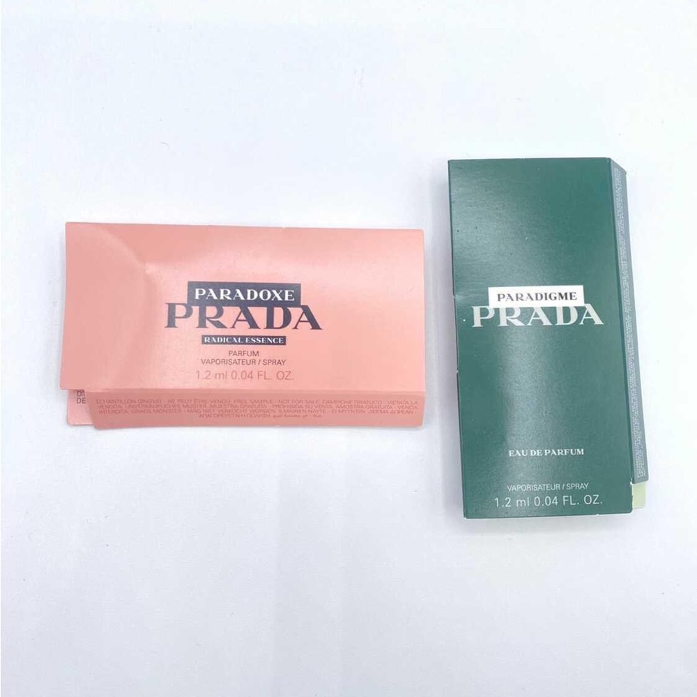 NEW 2 Couples Prada Travel Fragrance Set 1.2ml each Cologne Perfume